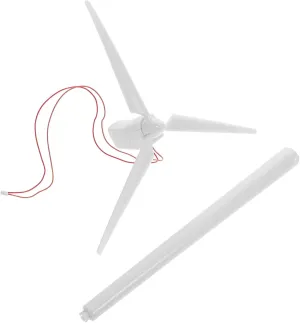 1 Set Solar Powered Windmill Model Kit DIY Windmill Decoration for Indoor Outdoor Use Engaging Stem Educational for Project for Home School
