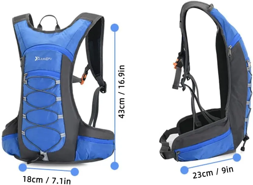 10L Bike Hydration Backpack Lightweight Hiking Backpack Daypack Shoulder Bag for Outdoor Camping Cycle Running Traveling