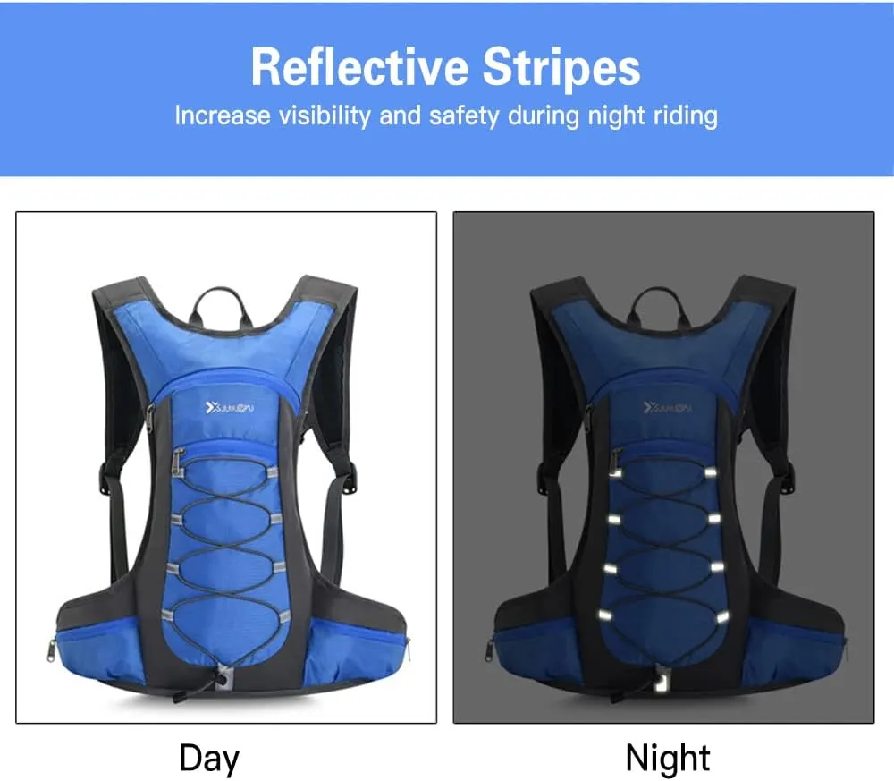 10L Bike Hydration Backpack Lightweight Hiking Backpack Daypack Shoulder Bag for Outdoor Camping Cycle Running Traveling