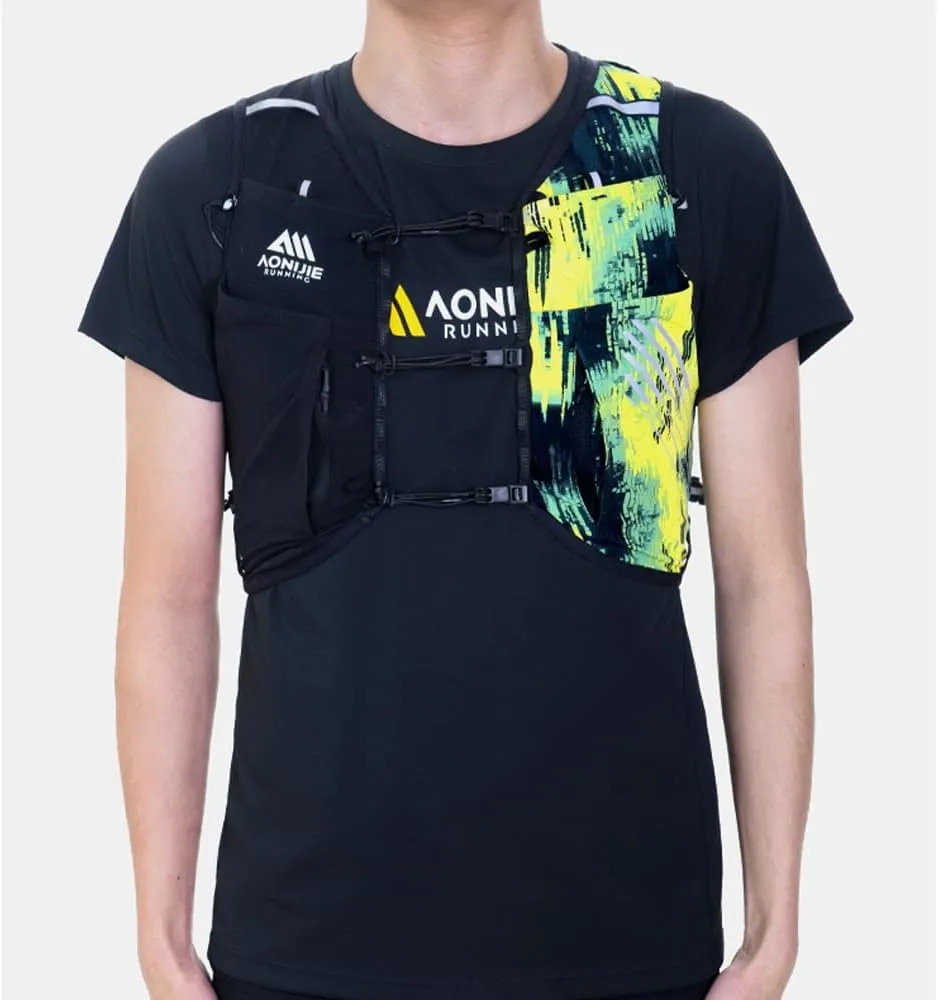 10L Lightweight Running Hydration Vest, Mens Breathable and Sweatproof Running Backpack for Trail Running Marathon Race
