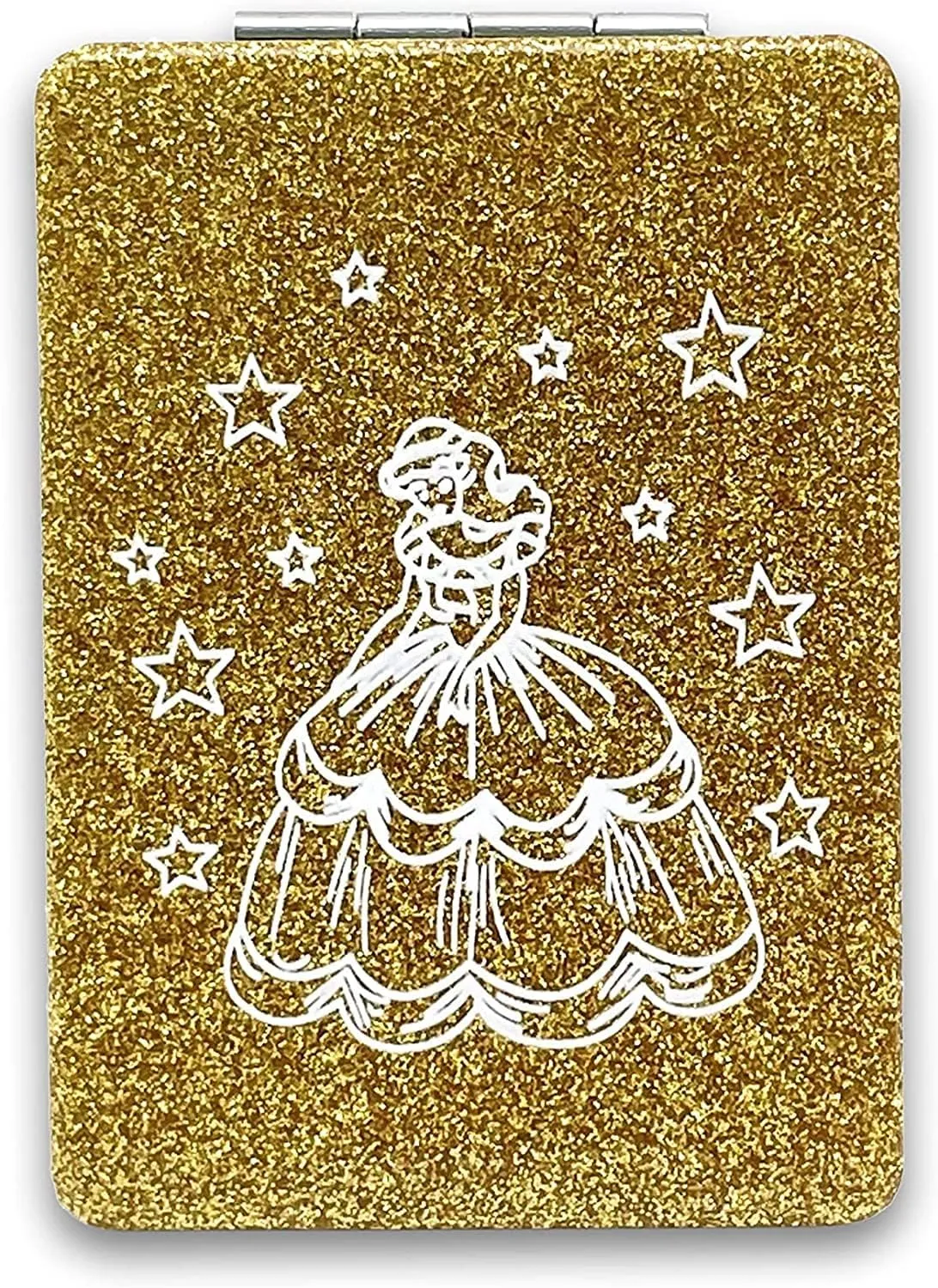 12 Pcs Sweet 15 Quinceanera Bling Compact Mirror Square Leather Makeup Mirror Recuerdos De Bautizo First Communion Mis Quince Años for Party Favors