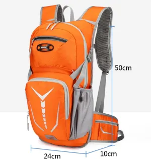 15L Cycling Rucksack Lightweight Bike Backpack Running Daypack for Fitness Hiking Climbing Camping Skiing Biking Trekking
