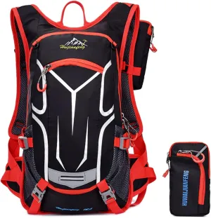 18L Cycling Rucksack Lightweight Bike Backpack Running Daypack for Fitness Hiking Climbing Camping Skiing Biking Trekking
