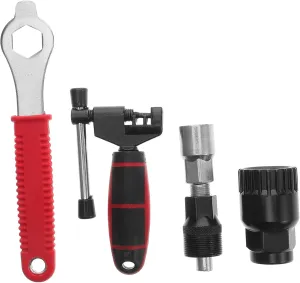 1Set Portable Bike Repair Kit with Shaft Remover Multi Function Crank Puller Wrench for Mountain and Road Bikes Compact Design for Go Repairs