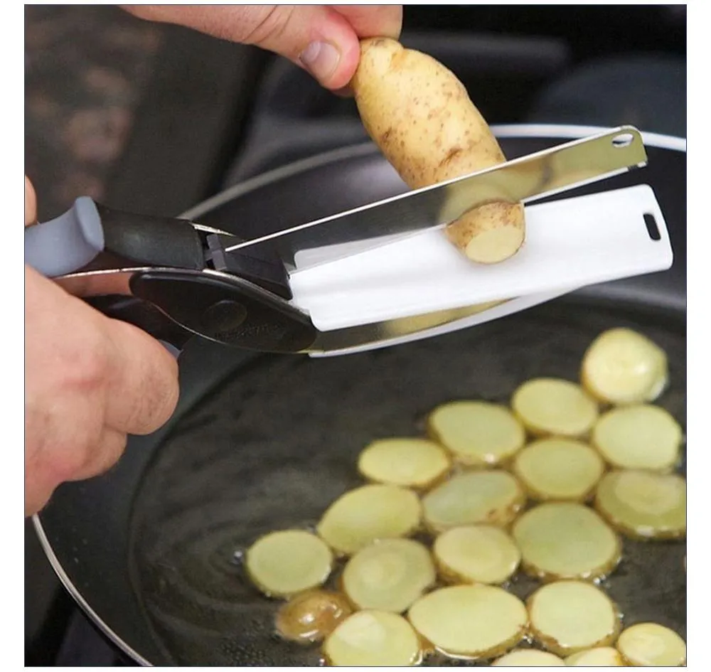 2 In 1 Multi-Function Hands-Free Camp Chop Knife
