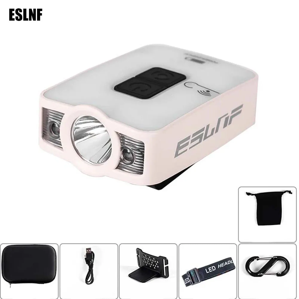 2 In 1 Sensor Cap Light Led Clip On Light Outdoor Camping Headlight Headlamp Camping For Fishing Camping Running Cycling     New