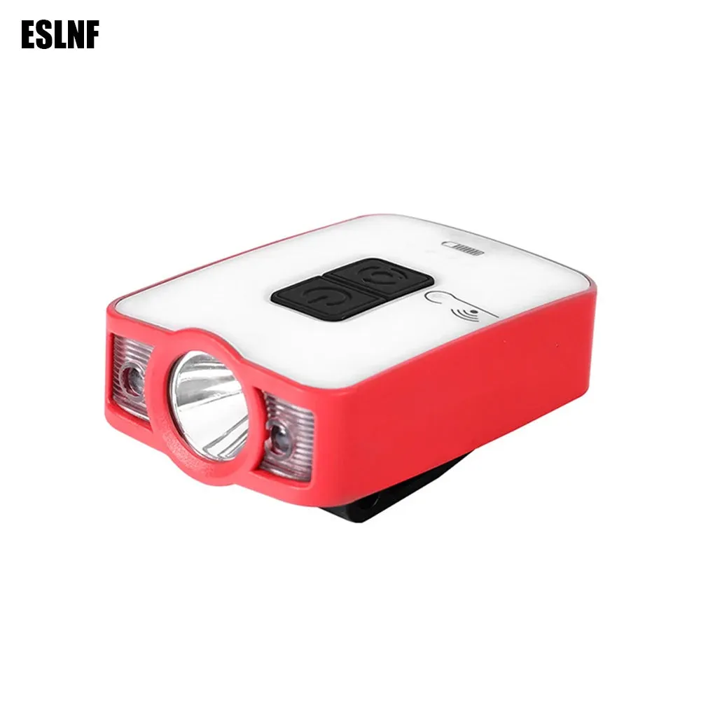 2 In 1 Sensor Cap Light Led Clip On Light Outdoor Camping Headlight Headlamp Camping For Fishing Camping Running Cycling     New