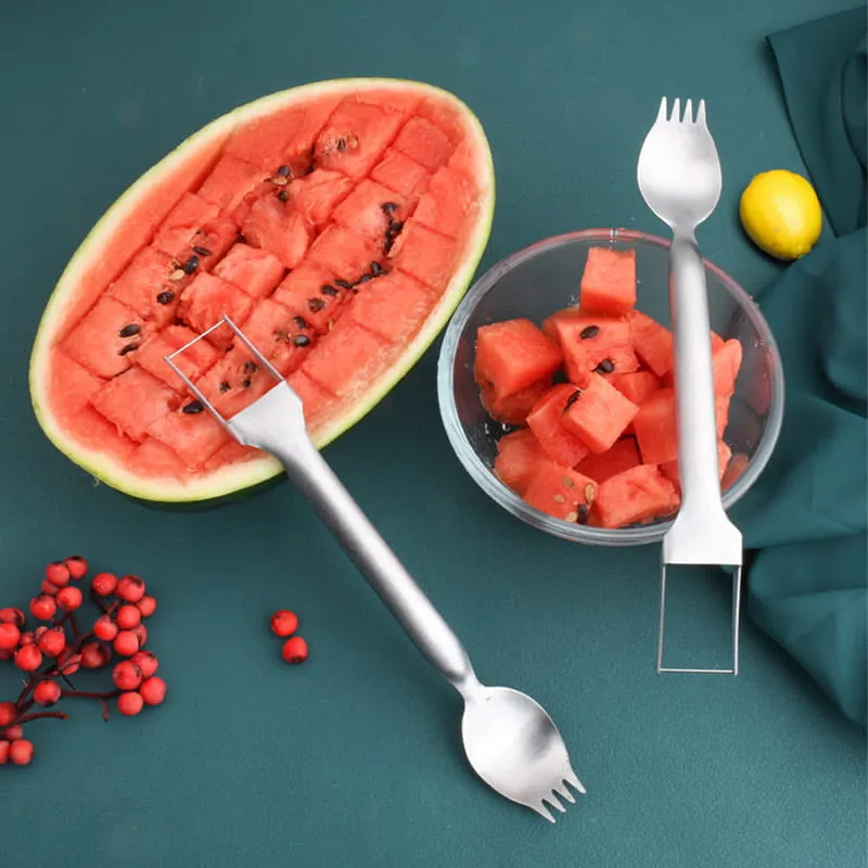 2-in-1 Stainless Steel Watermelon Cutter