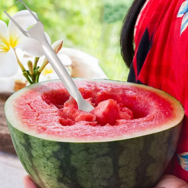 2-in-1 Stainless Steel Watermelon Cutter