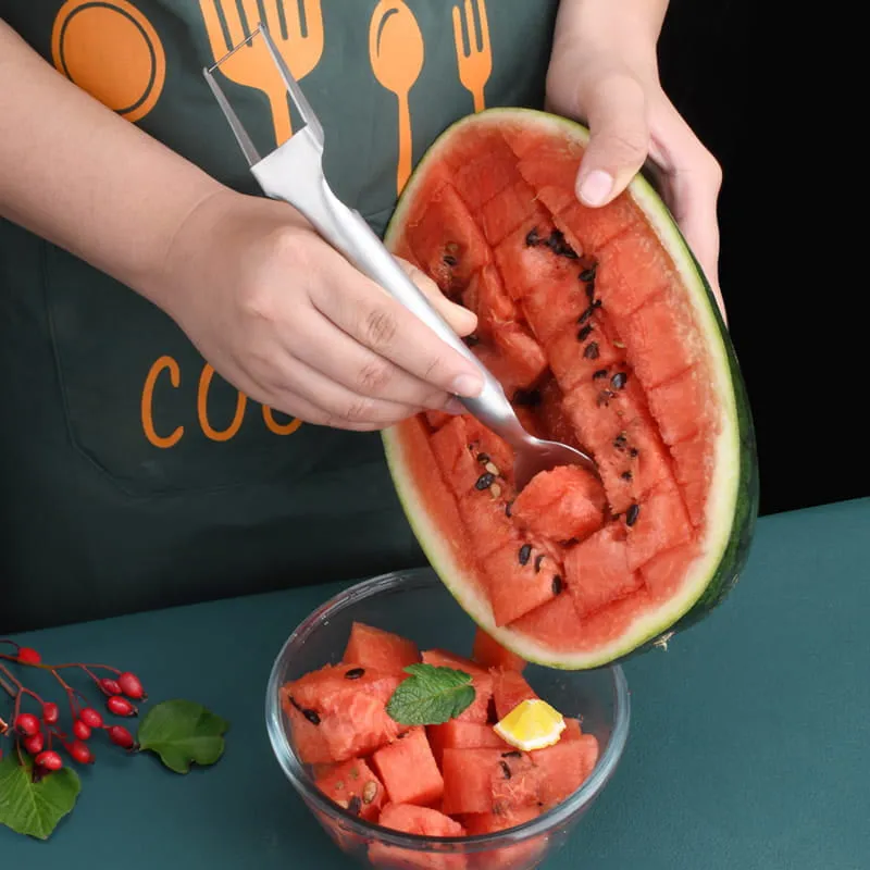 2-in-1 Stainless Steel Watermelon Cutter