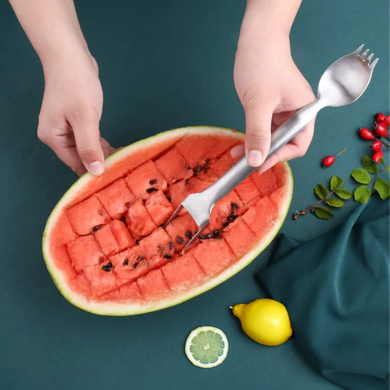 2-in-1 Stainless Steel Watermelon Cutter