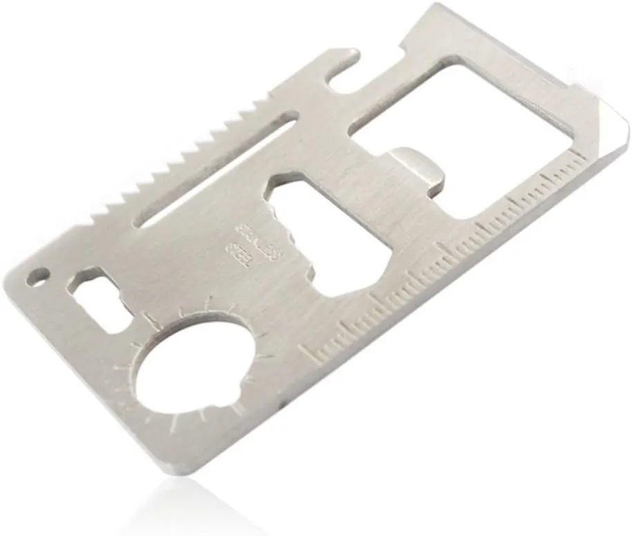 20 Pc Multi Function 11 in 1 Tool Pocket Knife Survival Camping Card Fold Razor