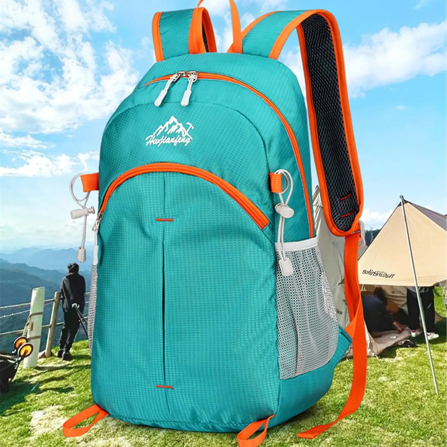 20L Outdoor Lightweight Packable Backpack, Waterproof Hiking Daypack Small Foldable Backpacks for Travel Camping (Dark Blue)
