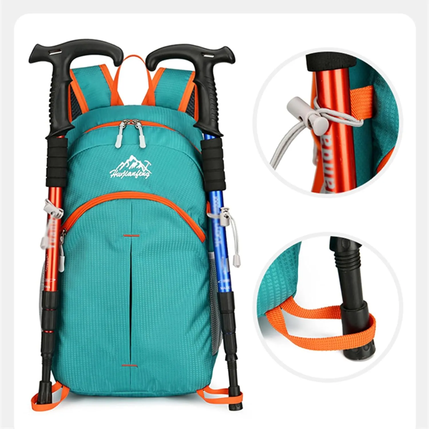 20L Outdoor Lightweight Packable Backpack, Waterproof Hiking Daypack Small Foldable Backpacks for Travel Camping (Green)