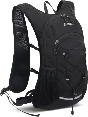 20L Ultra-Lightweight Hiking Backpack for Camping Gear Essentials | Water-Resistant Daypack Outdoor Adventures-BLACK
