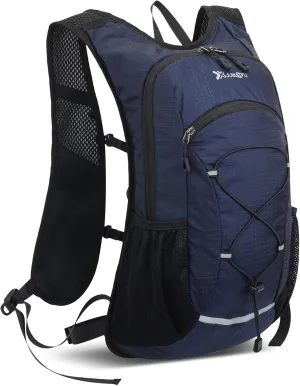 20L Ultra-Lightweight Hiking Backpack for Camping Gear Essentials | Water-Resistant Daypack Outdoor Adventures -NAVY BLUE