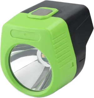 2800Mah 3W Miner Lamp LED Explosion-Proof Digital Light Headlamp Head Belt Charger Portable Lighting Outdoor(Green)