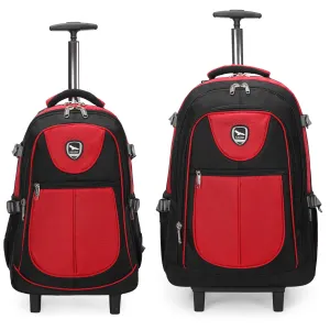 2in1 Laptop Backpack and Luggage with Wheels