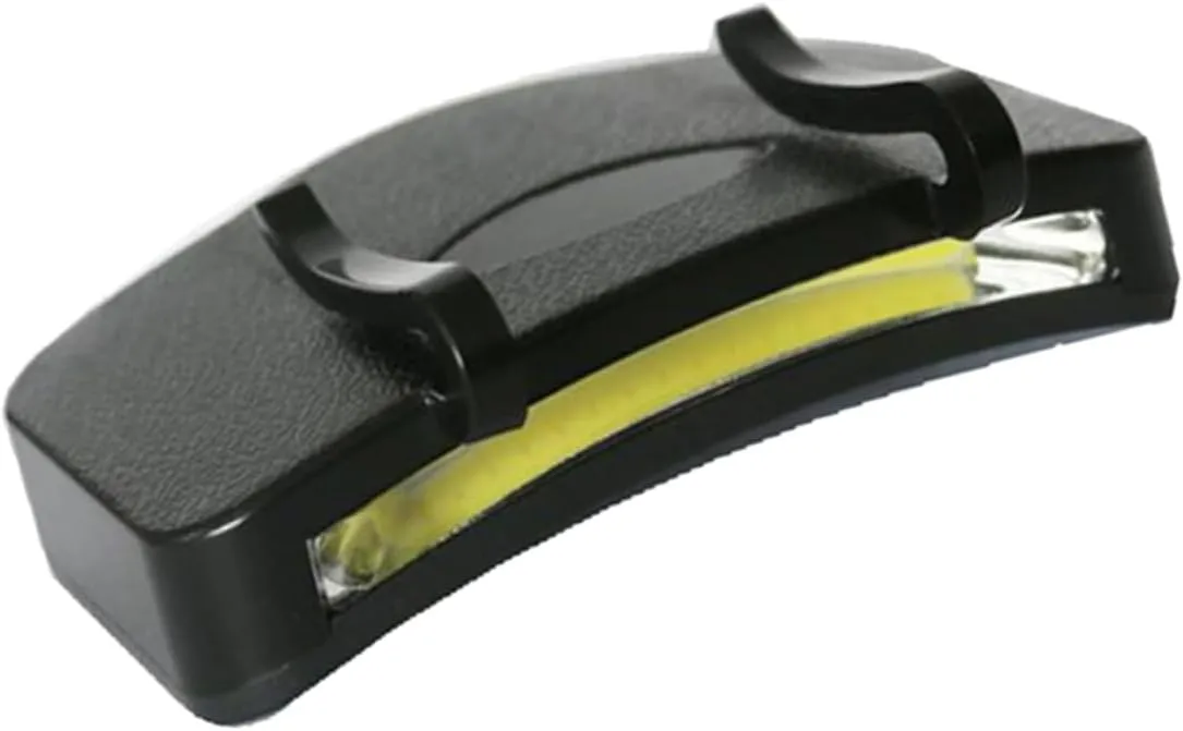 2pcs Outdoor Hat Clamp Light Mini Clip on Cob Headlamp Waterproof Camping Light for Hiking Fishing Running
