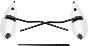 2Pcs PVC Inflatable Kayak Outrigger Stabilizer Kit, Durable Kayak Outrigger Floats, Portable PVC Higher Stability Kayak Outrigger Kit, Easy to Install,for Floating Balancing Boat