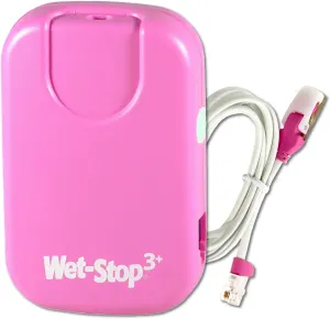 3 Pink Bedwetting Enuresis Alarm with Loud Sound and Strong Vibration, Proven Solutions for Bedwetters