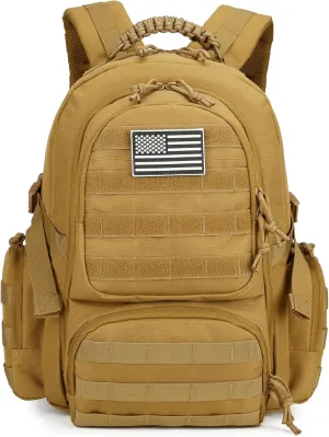 30L Military Tactical Backpack for Men 3 day Assault Pack Molle Backpack Tactical Hiking Rucksack