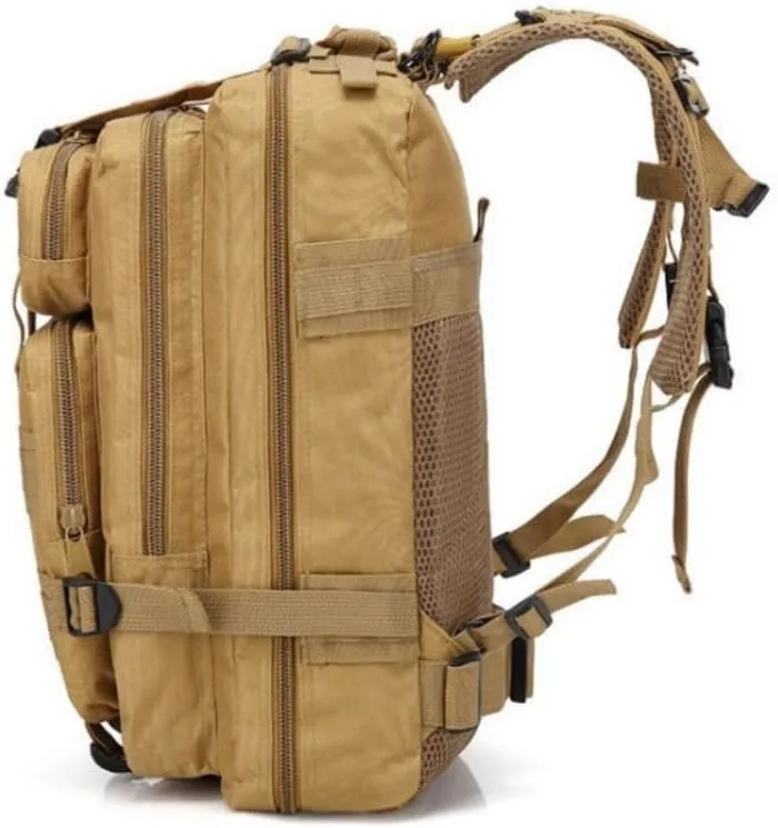 30L Waterproof Hiking Tactical Backpack with MOLLE System – Lightweight & Ergonomic Design for Camping, Trekking, Outdoor Adventures (CP Pattern)