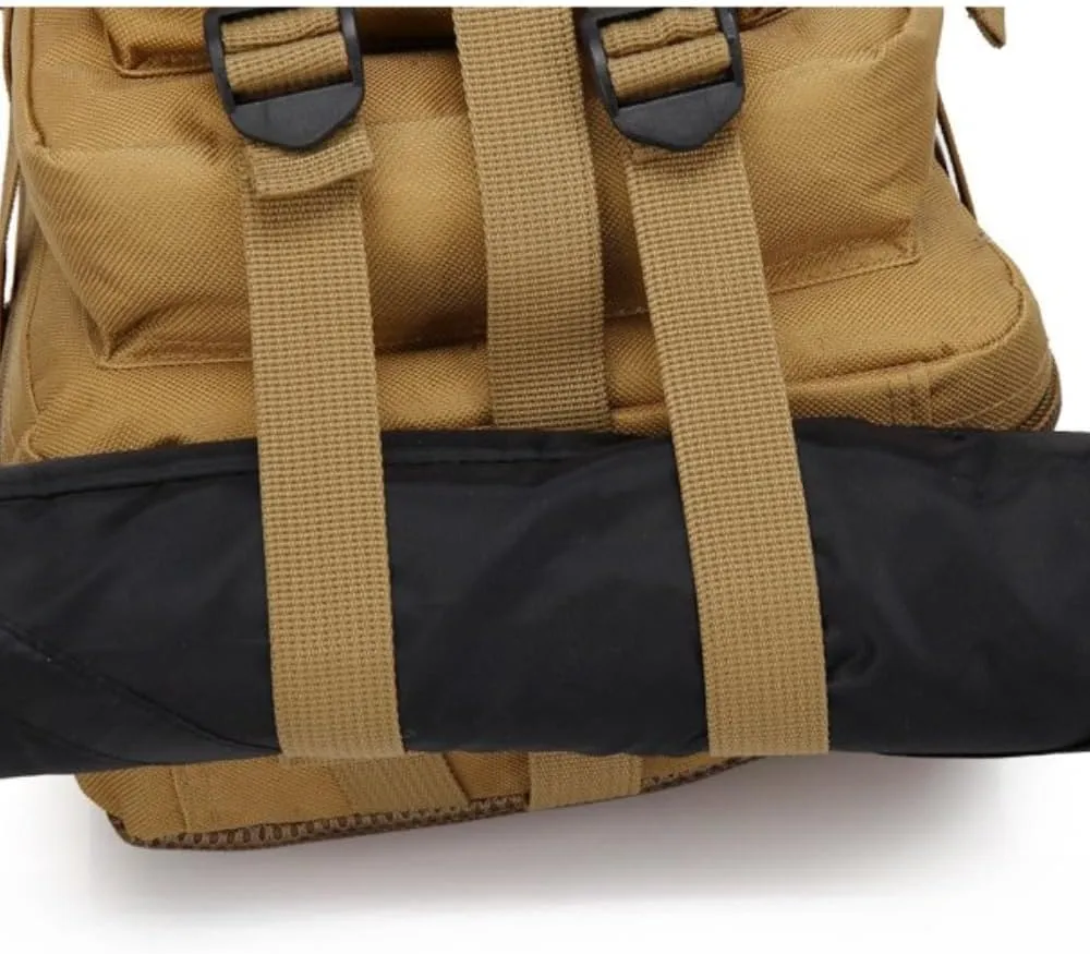 30L Waterproof Hiking Tactical Backpack with MOLLE System – Lightweight & Ergonomic Design for Camping, Trekking, Outdoor Adventures (CP Pattern)