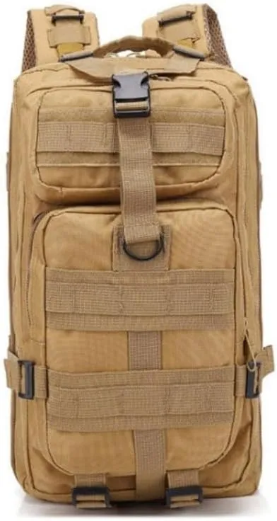 30L Waterproof Hiking Tactical Backpack with MOLLE System – Lightweight & Ergonomic Design for Camping, Trekking, Outdoor Adventures (CP Pattern)