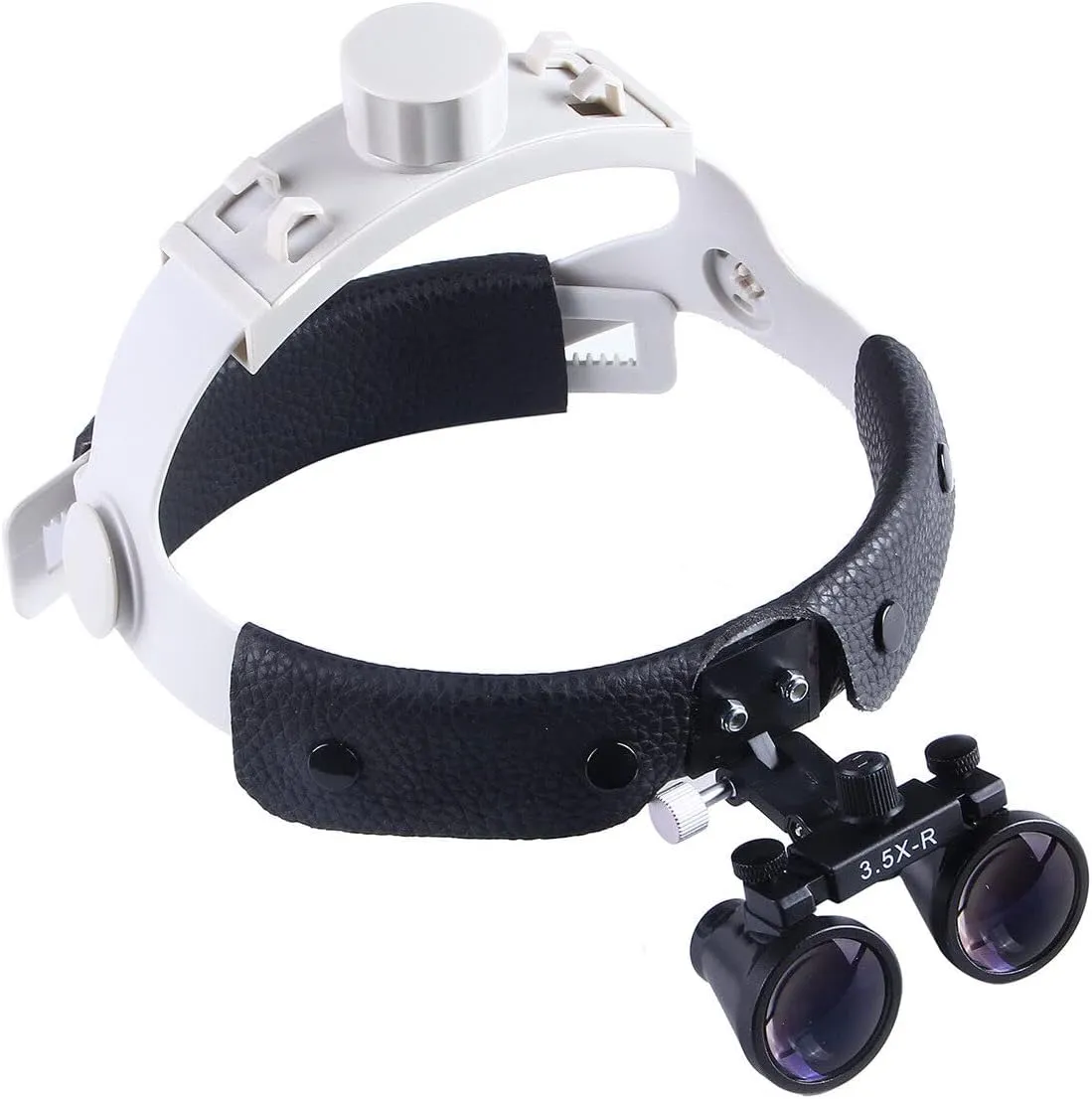 3.5X-R Headband LED Head Light Lamp for Binocular Loupes Brightness Spot Ajustable Lab Headlamp