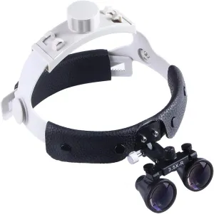 3.5X-R Headband LED Head Light Lamp for Binocular Loupes Brightness Spot Ajustable Lab Headlamp
