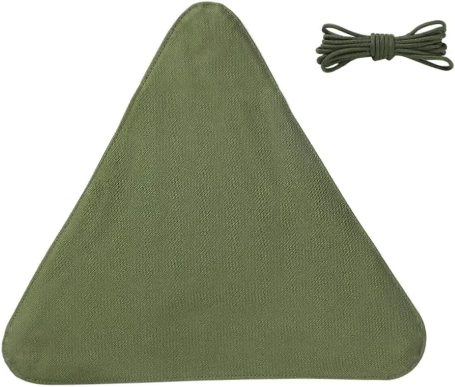 3pcs Outdoor Tripod Stool Kit Triangle Cloth Stool for Camping Fishing and Garden Use Portable Durable Design with Fasten Rope for Easy Carrying