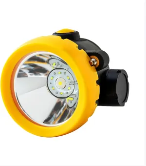 3W 2500Mah Ultra Bright Rechargeable Waterproof Miner Safety Cap Light, LED Mining Headlamp with Charger for Outdoor Hiking/Camping/Fishing