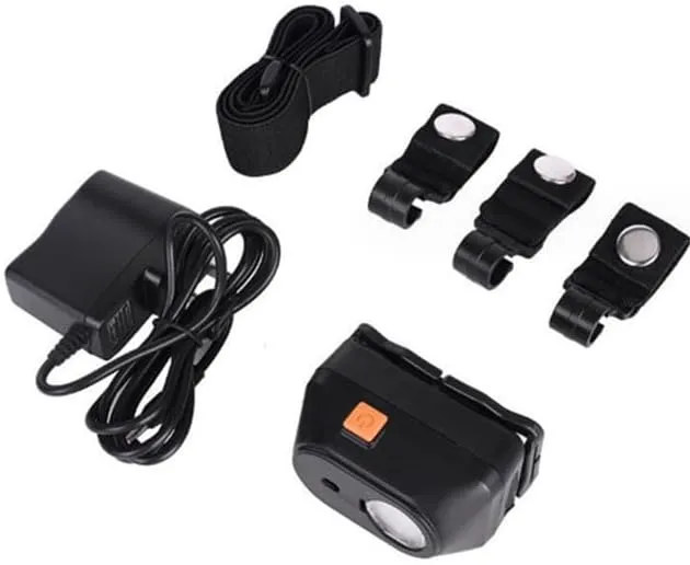 3W Explosion-Proof Headlamp Strong Light Charging Industrial Firefighting Headlamp Lithium Battery with Chargingfor Outdoor Portable Lighting