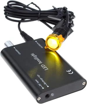 3W LED Headlamp Headlight with Filter Insert for Binoculars Loupe Surgical Magnifier Belt-Clip Battery