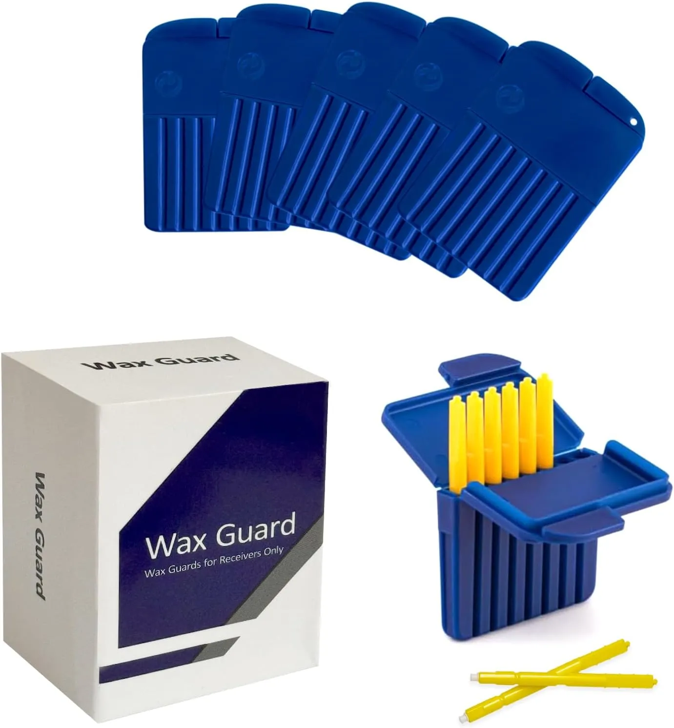 (40 Pcs) Hearing Aid Wax Guard Filter for Starkey Prowax Minifit Hear Clear Accessories,Starkey Prowax Filters(1.5mm) Hearing Aids Supplies,Ear Replacement Parts Cleaning Kit Tool（5 Pack）