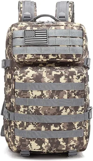 45L Military Backpack Tactica Rucksack Outdoor Assault Pack Hiking Travel Rucksacks