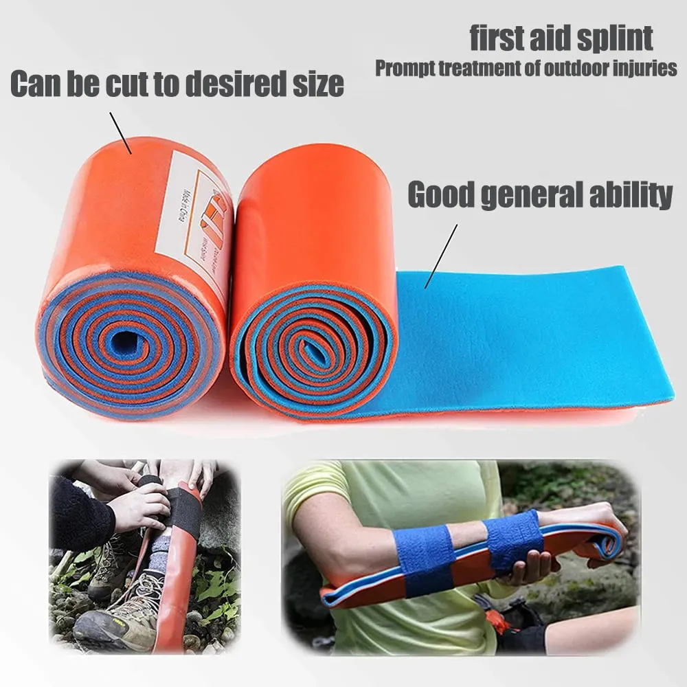 46 Pcs Survival First Aid Kit Molle Outdoor Gear Emergency Kits Trauma Bag For Camping Disaster Adventures Survival Kit