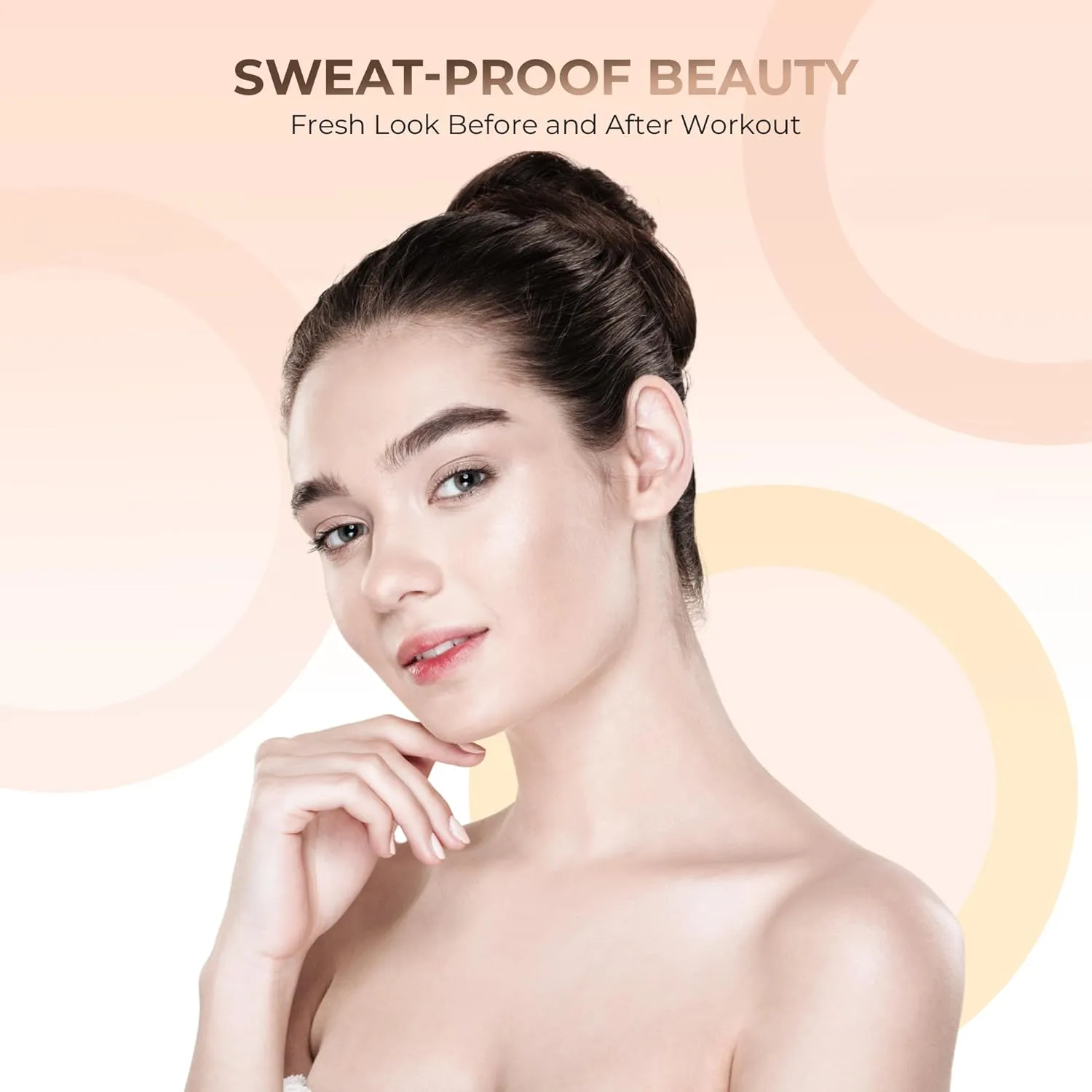 4pc Full Size Kit (Warm Shade) Mineral Makeup Matte Translucent Loose Foundation   Kabuki Brush   Concealer   Finishing Setting Powder   Bare Face Full Coverage SPF 30 All Skin Types Waterproof