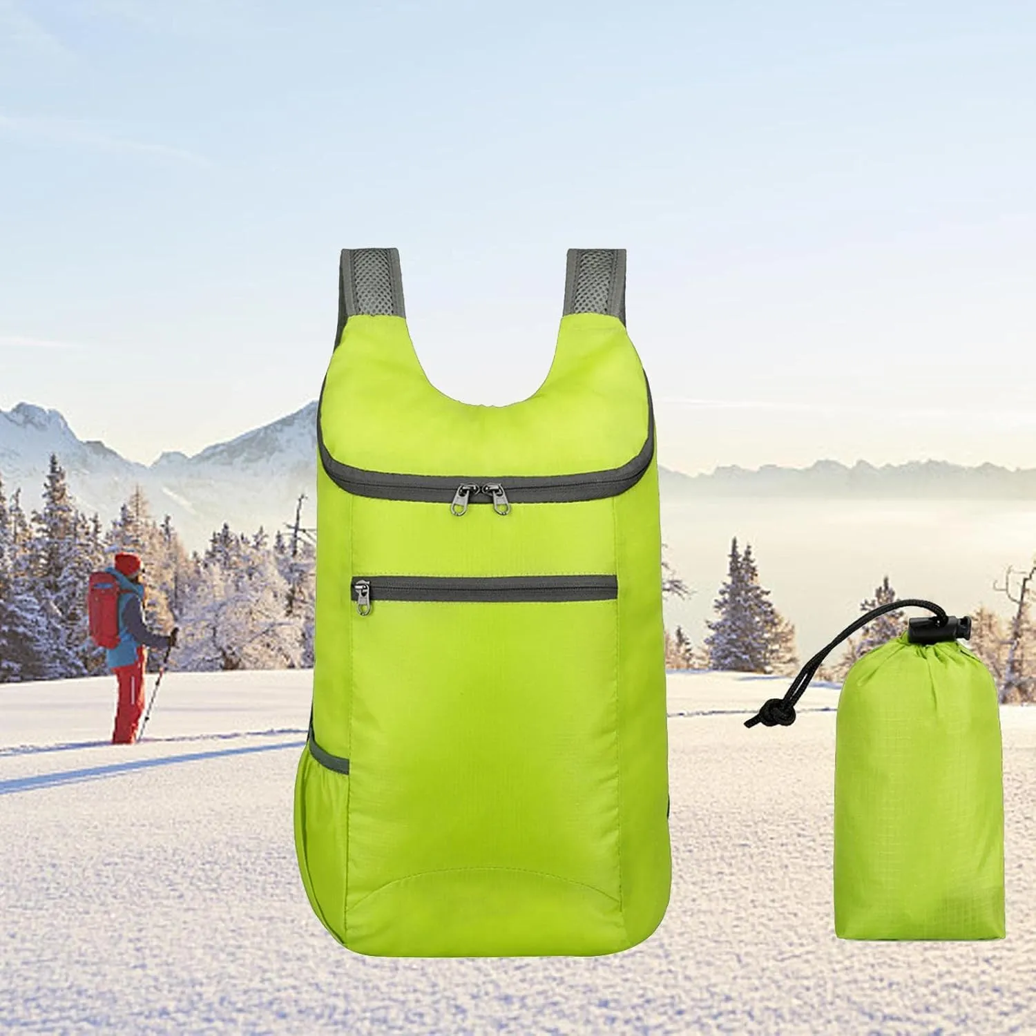 4X Outdoor Backpack for Adventure Seekers - Portable Daypack for Hikers and Campers Green