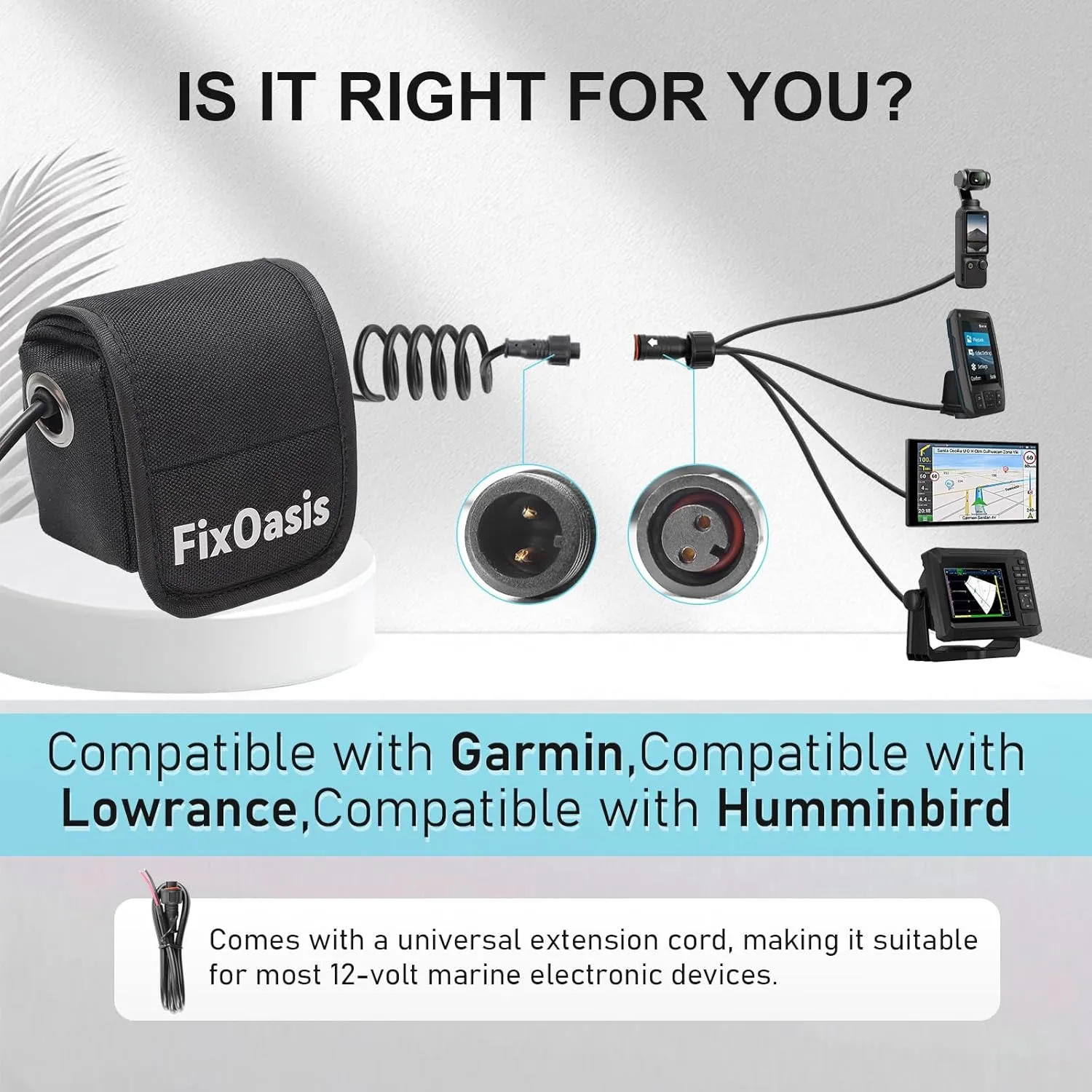 5Ah High-Capacity Fish Finder Battery and Charger Kit,Compact & Portable for Kayak,Compatible with GPS,Fish Finders,and Most 12V Electronics,with a Reusable Lifespan of at Least 5 Years