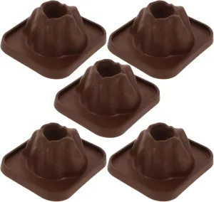 5pcs Volcanic Eruption Model Kit - Diy Science Experiment Volcano Toys for Kids, Educational Craft Kits for Learning and Fun