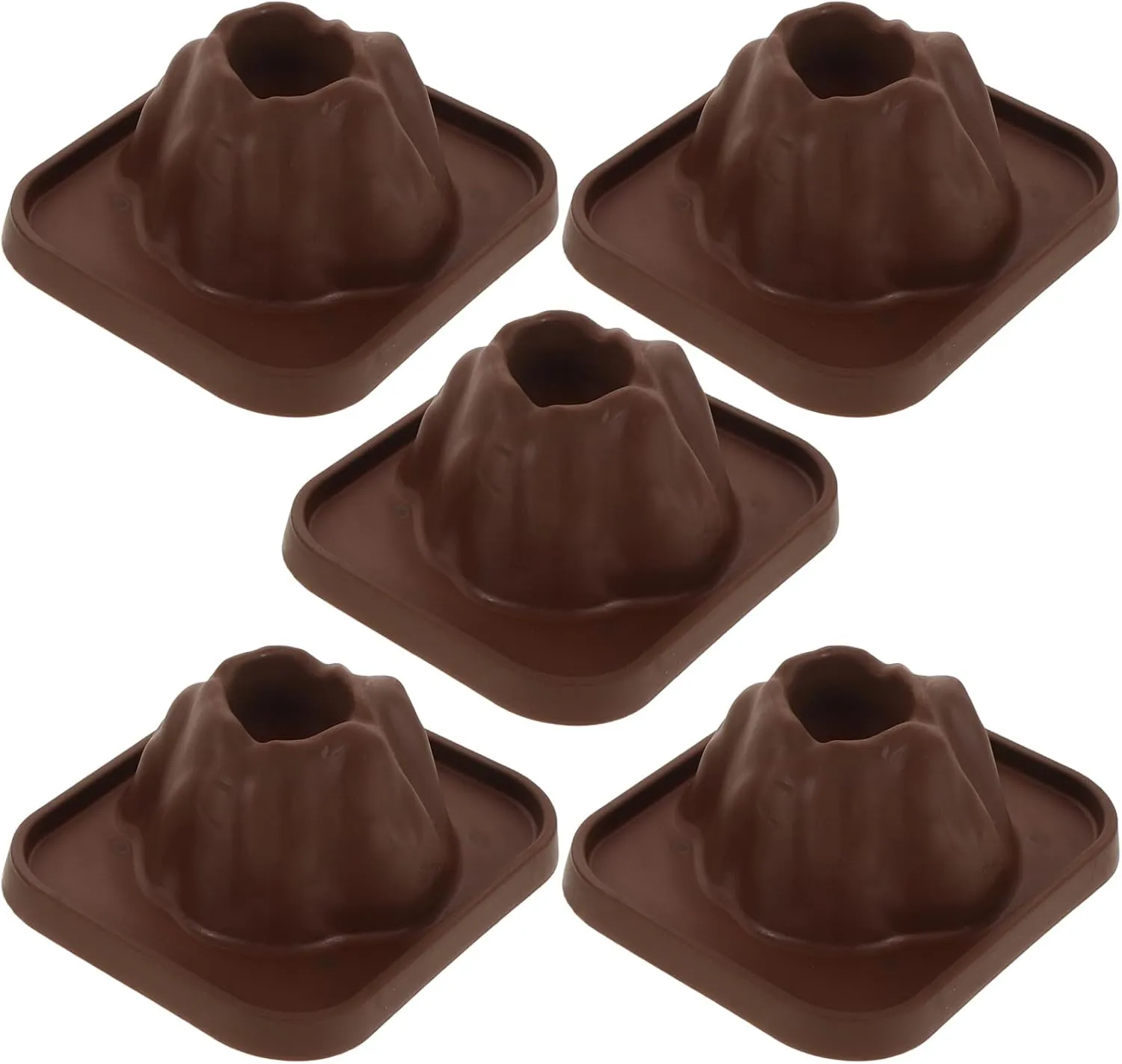 5pcs Volcanic Eruption Model Kit - Diy Science Experiment Volcano Toys for Kids, Educational Craft Kits for Learning and Fun