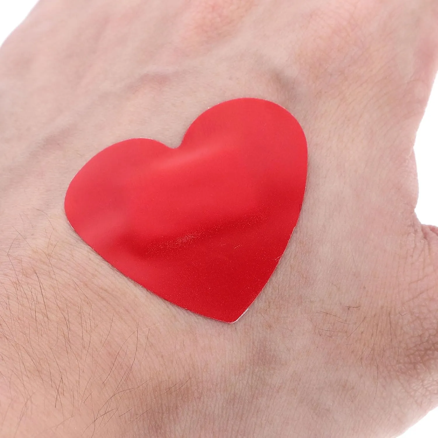 60 PCS Adhesive Bandages Heart Shaped Patches Adhesive Small Patches Heart Shaped Bandages Alien Waterproof First Aid Finger Bandages