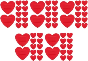 60 PCS Adhesive Bandages Heart Shaped Patches Adhesive Small Patches Heart Shaped Bandages Alien Waterproof First Aid Finger Bandages