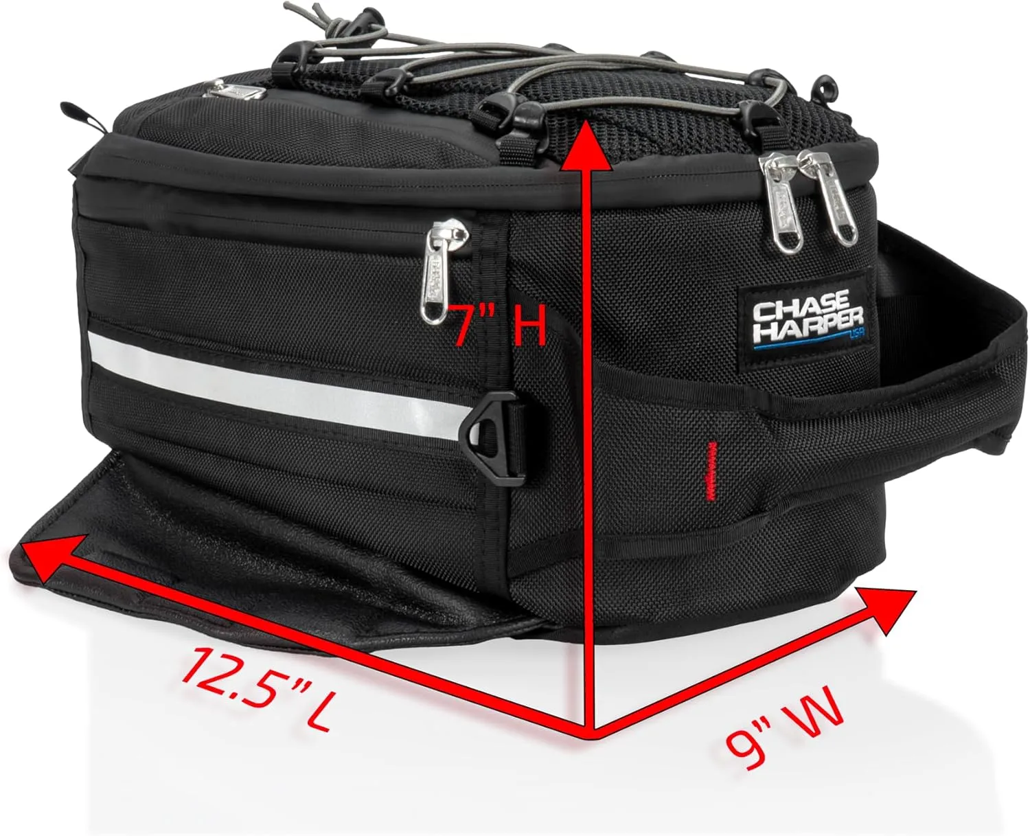 650M Magnetic Tank Bag - Water-Resistant, Tear-Resistant, Industrial Grade Ballistic Nylon with Anti-Scratch Rubberized Polymer Bottom, Super Strong Neodymium Magnets