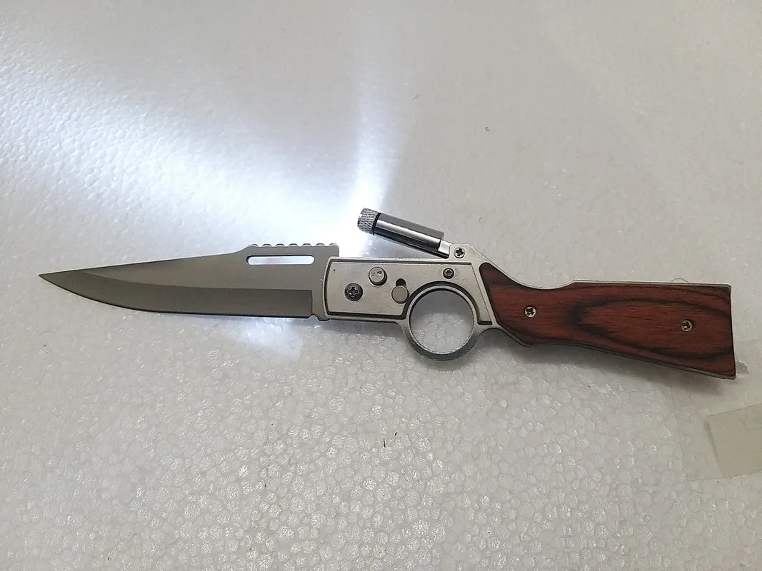 7088 Wooden Foldable Knife for kitchen, home and chefs knife (1364)