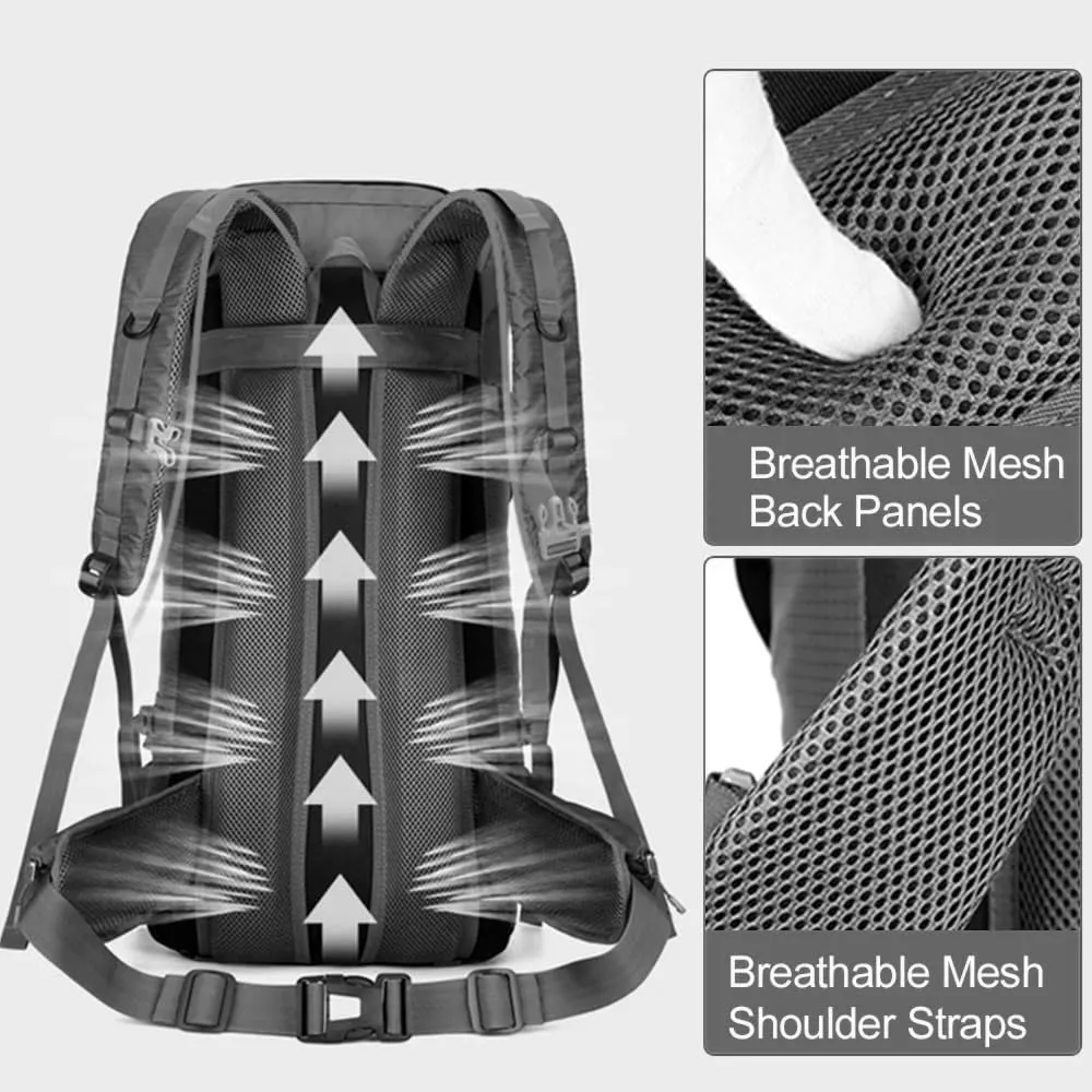 70L Hiking Camping Backpack Water-resistant Climbing Camping Outdoor Backpack Travel Sports Bag