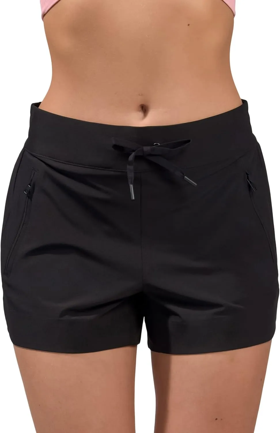 90 Degree By Reflex Stretch Woven Lightweight Walking Shorts with Side Pockets