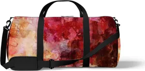 Abstract Painting Mixed Media Grunge Sports Bag Tote Bag Waterproof Gym Bag with Shoulder Strap Zipper 2 Side Pockets for Men and Women, Travel and Storage Shoulder Bag.
